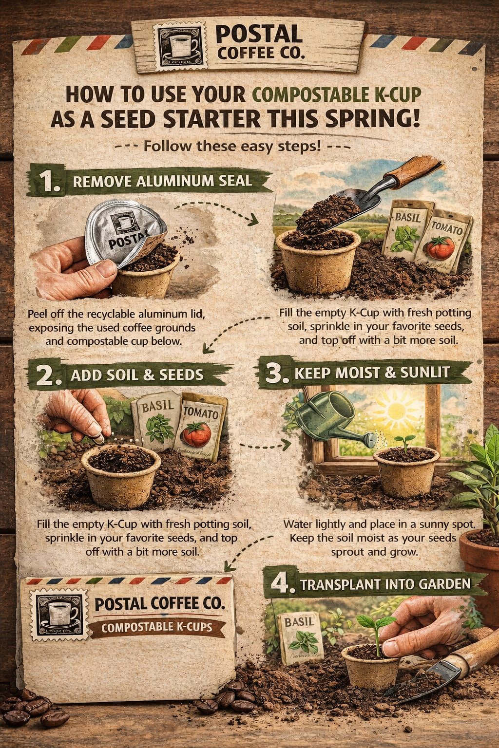 Compostable K Cups - 6pk