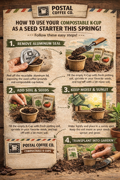 Compostable K Cups - 6pk